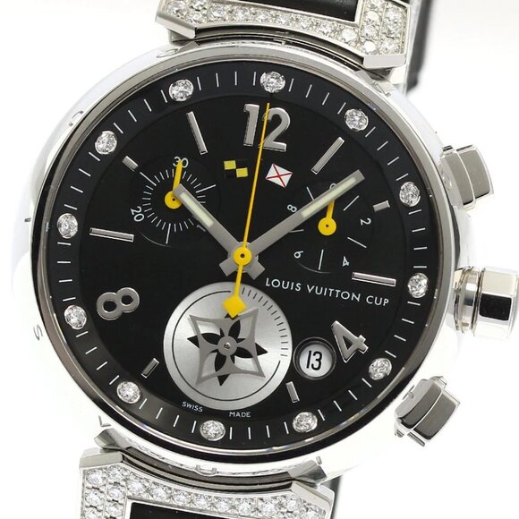 LOUIS VUITTON Tambour Lovely Cup Q132K Quartz Ladies Watch - Picture 1 of 7